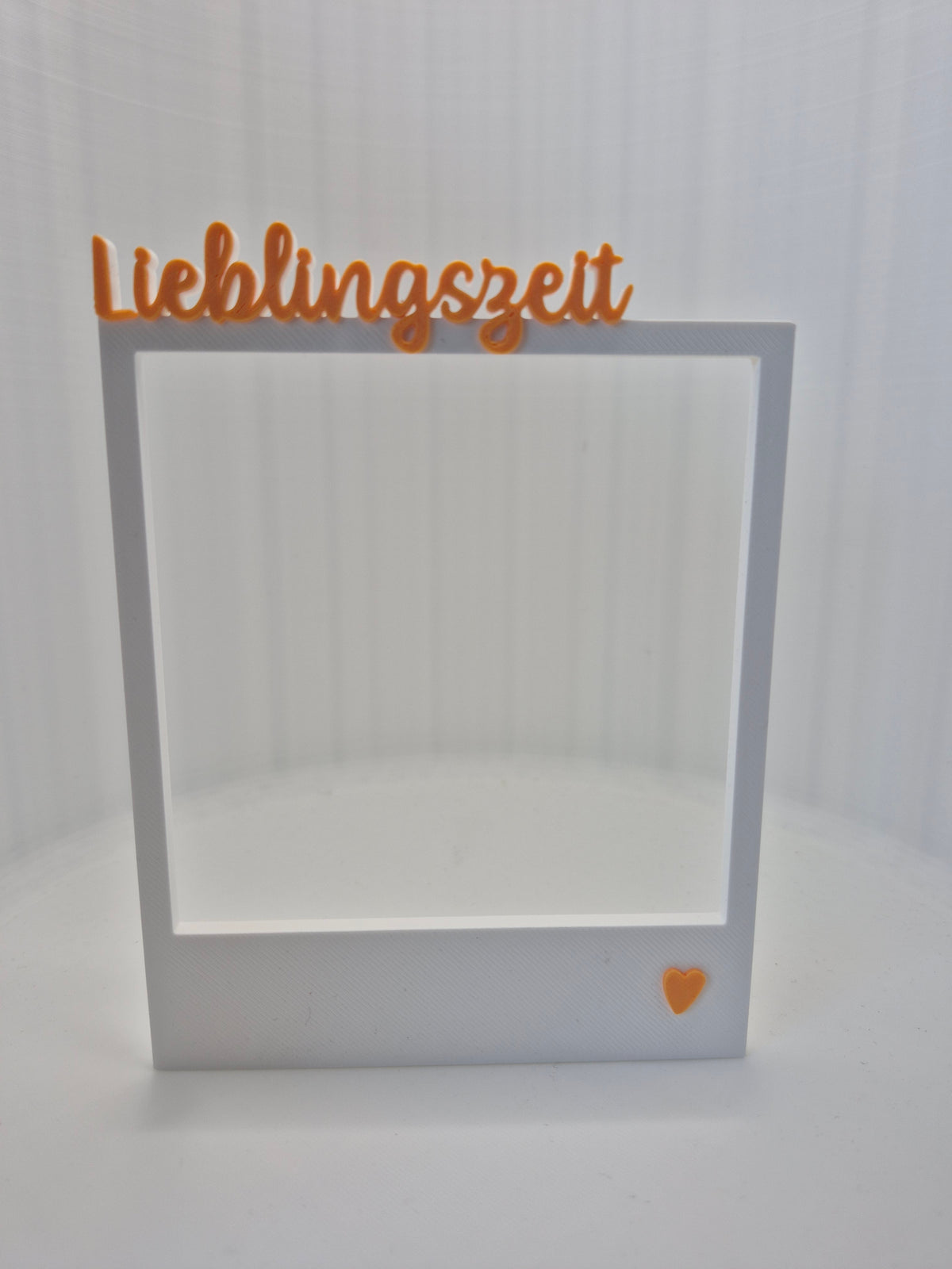 Fotorahmen mit Schriftzug
