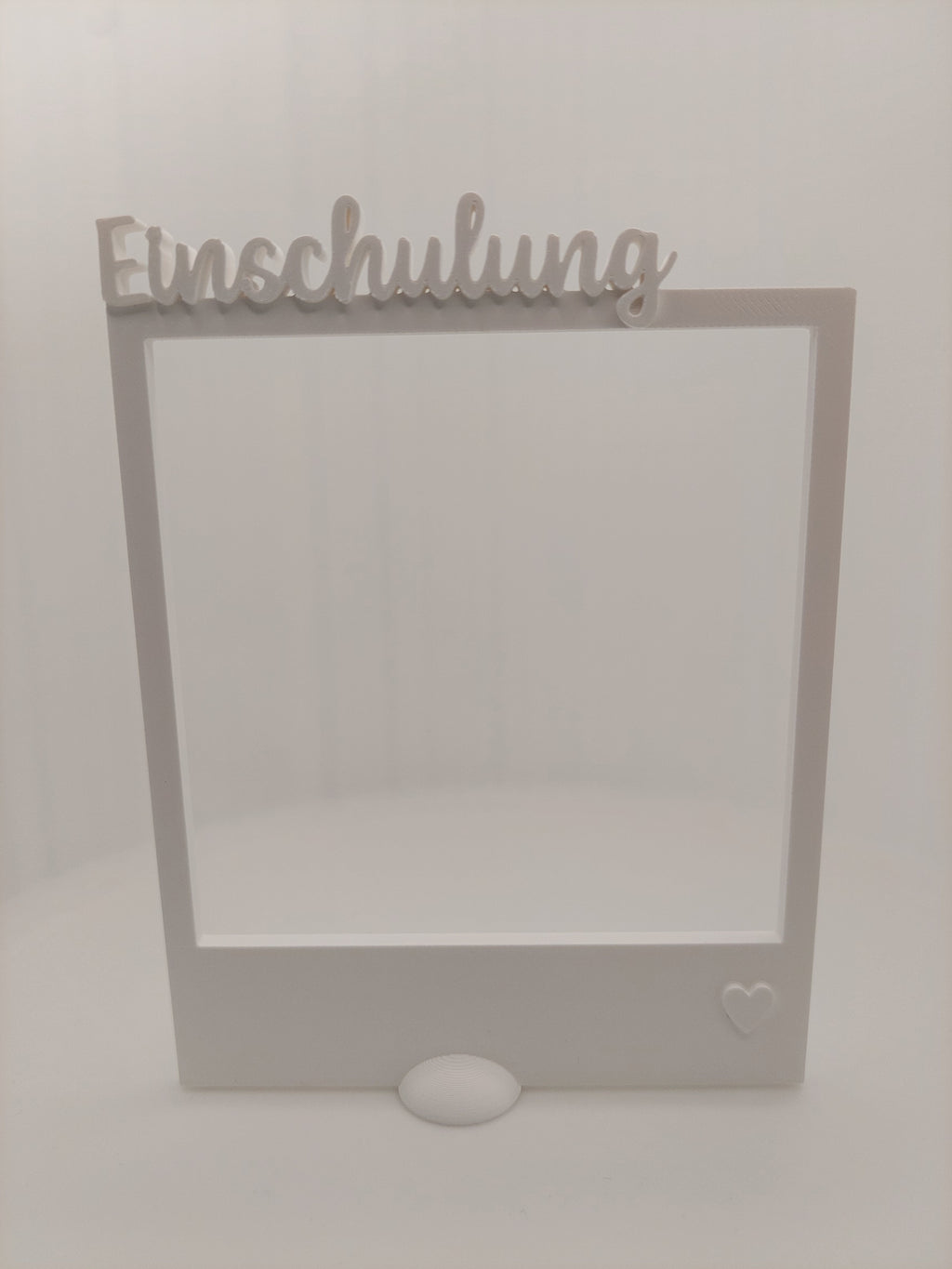 Fotorahmen mit Schriftzug