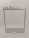 Fotorahmen mit Schriftzug