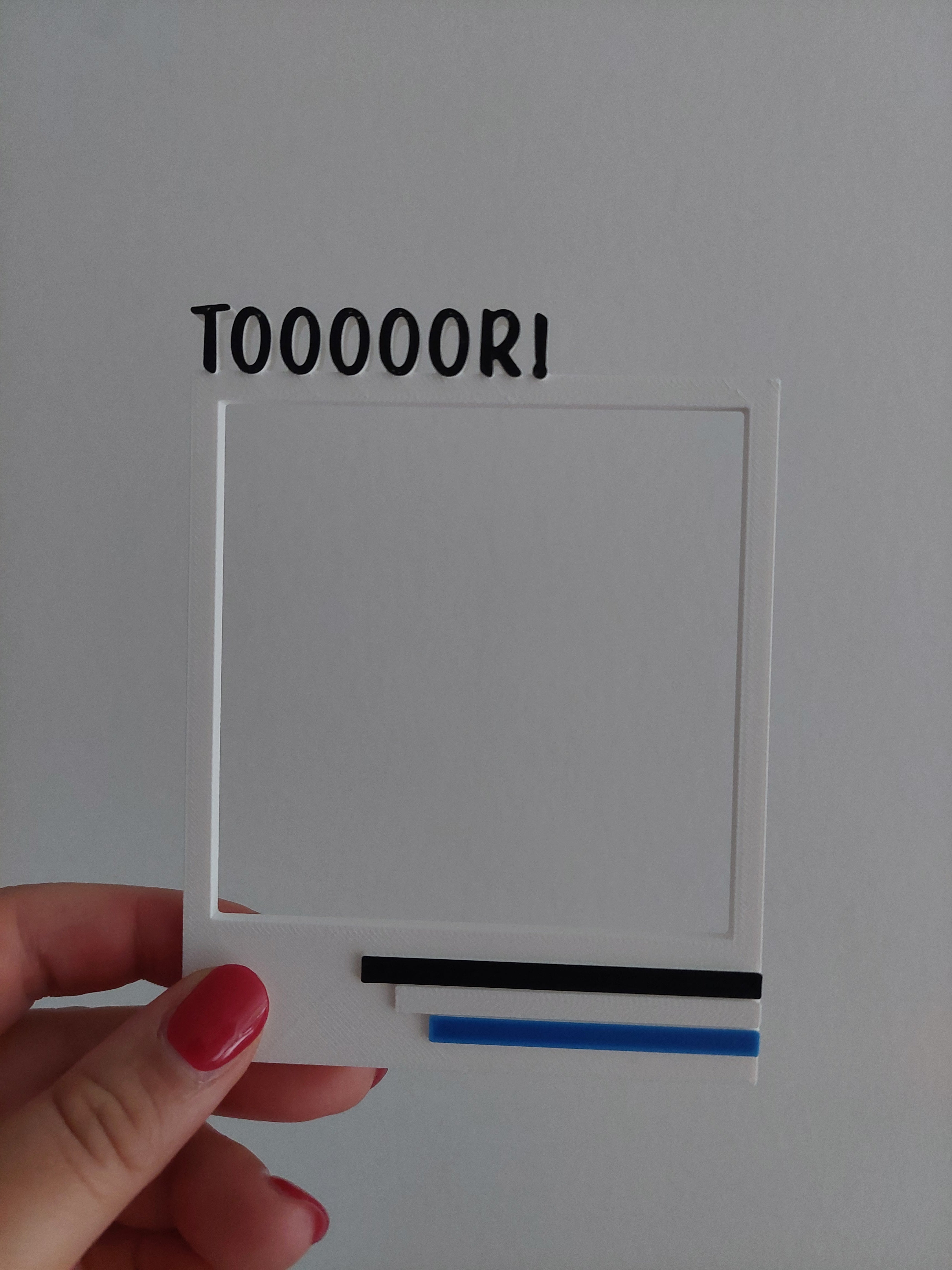 Fotorahmen mit Fußball-Schriftzug