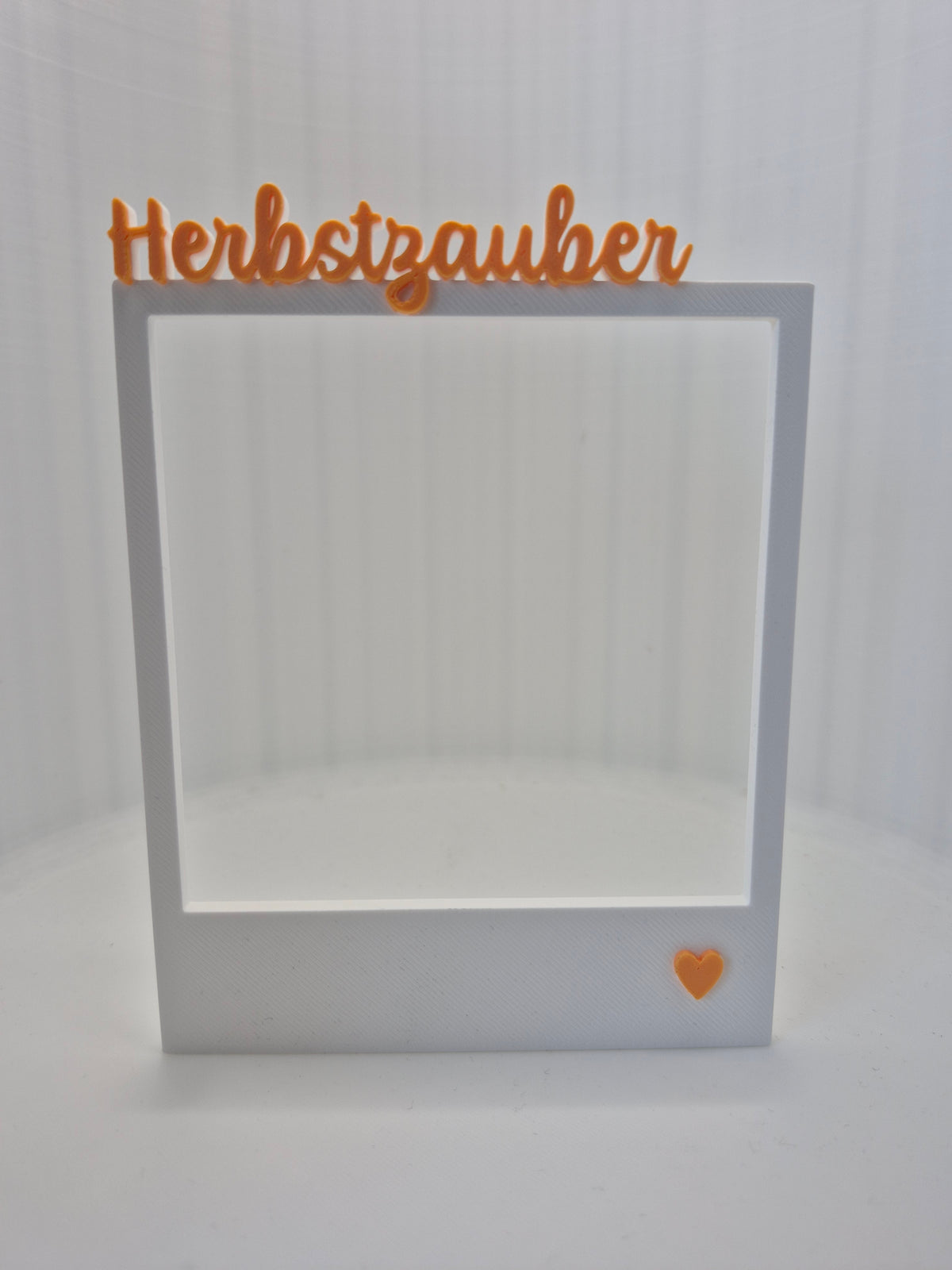 Fotorahmen mit Schriftzug