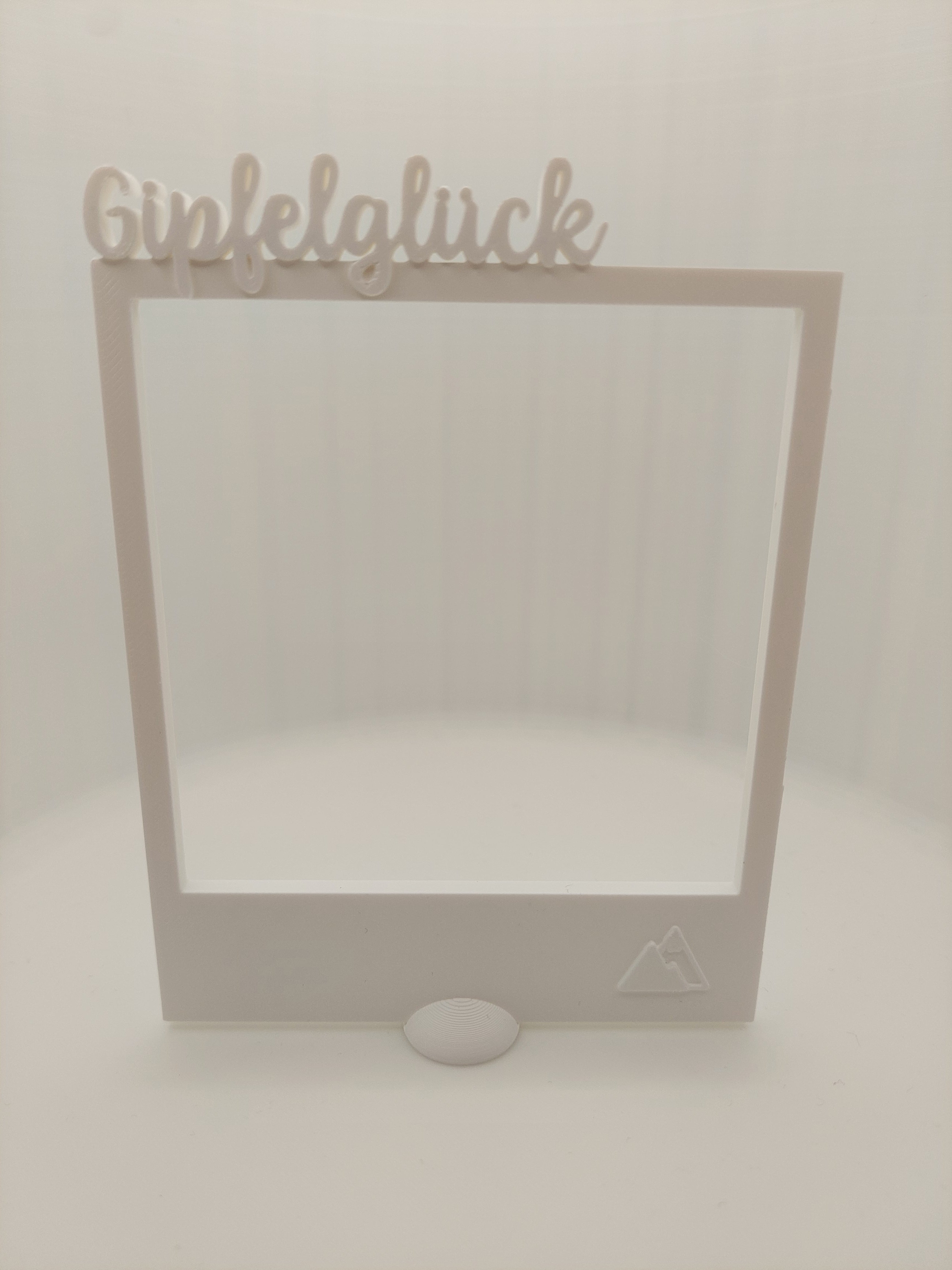 Fotorahmen mit Schriftzug