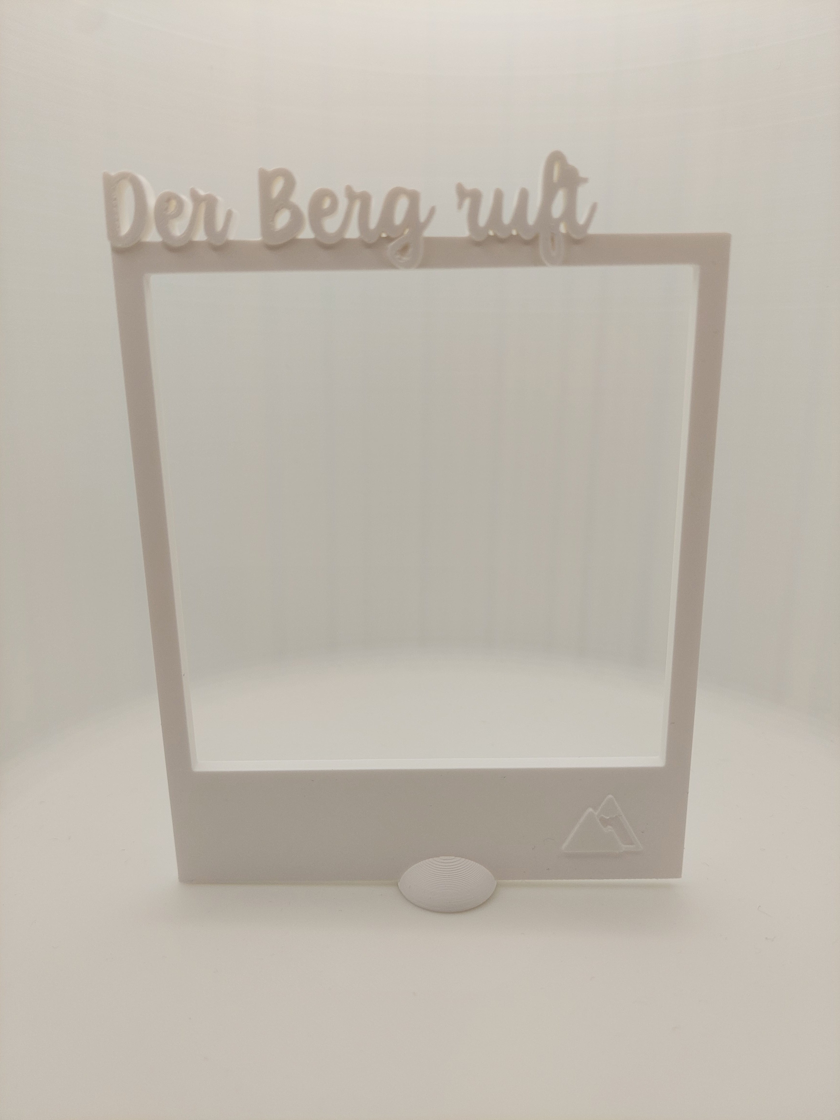 Fotorahmen mit Schriftzug