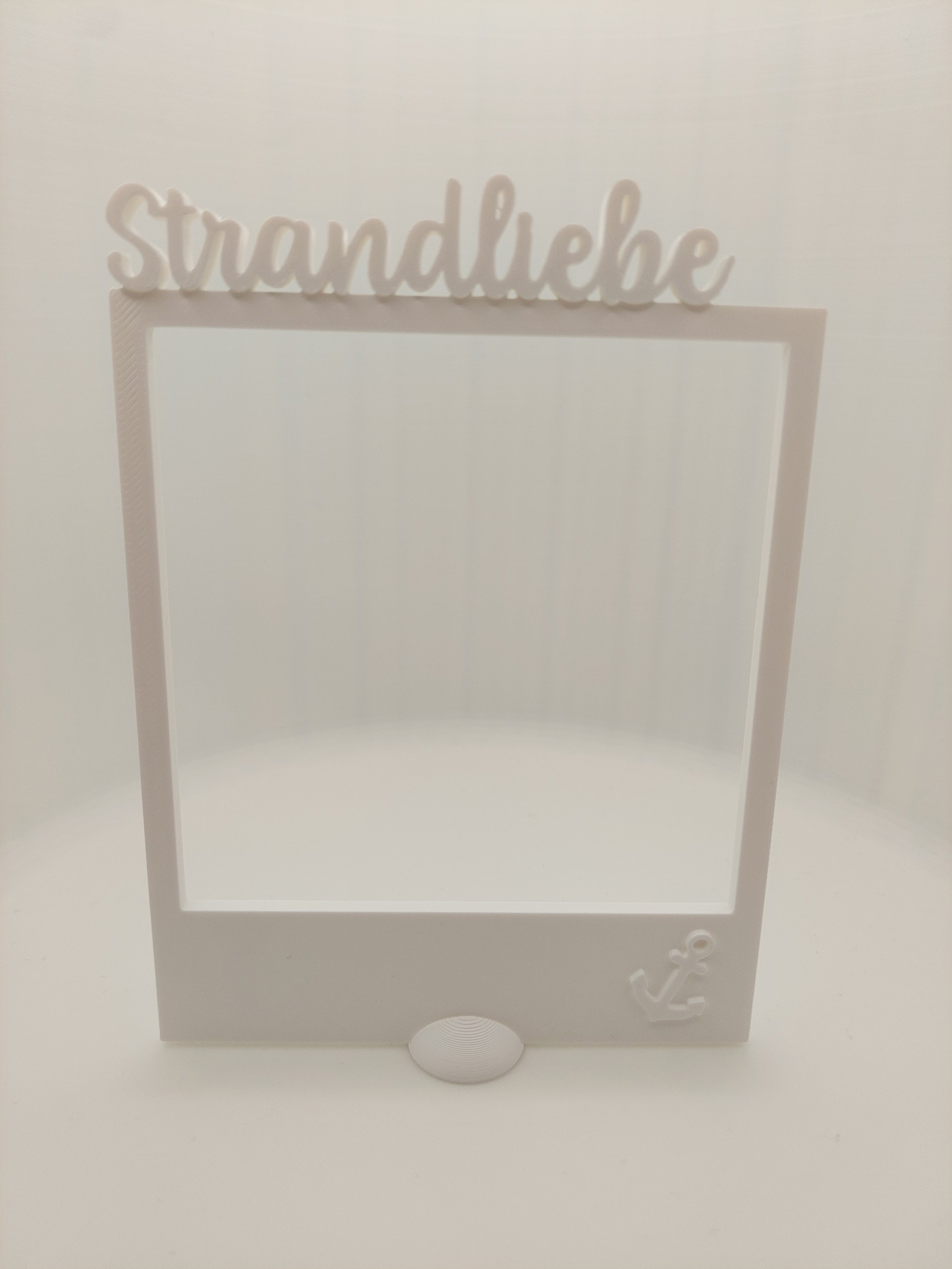 Fotorahmen mit Schriftzug